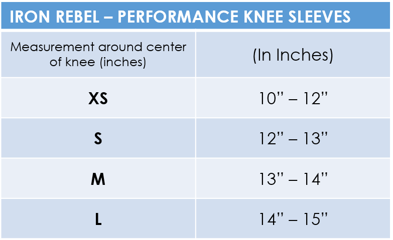 Iron Rebel Performance Knee Sleeves