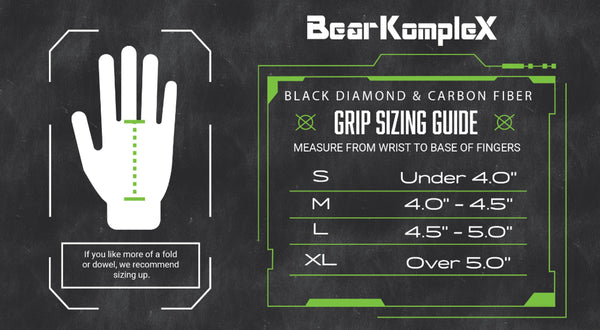 Grips Black Diamond 3 Trous - Pour Barre, Gymnastique, CrossFit | Protection Mains
