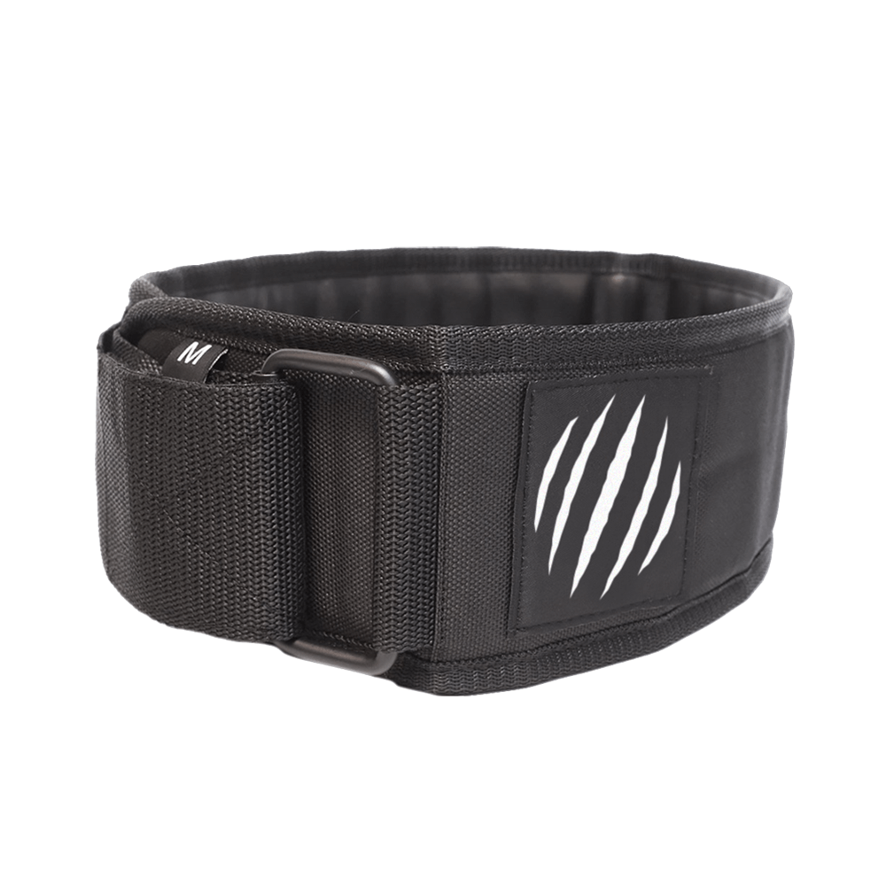 Bear KompleX Apex Premium Leather Velcro Weight Lifting Belt Black Standard Issue
