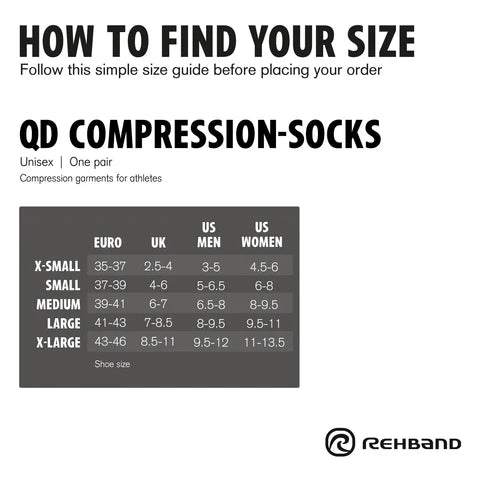 QD Compression Socks - Black