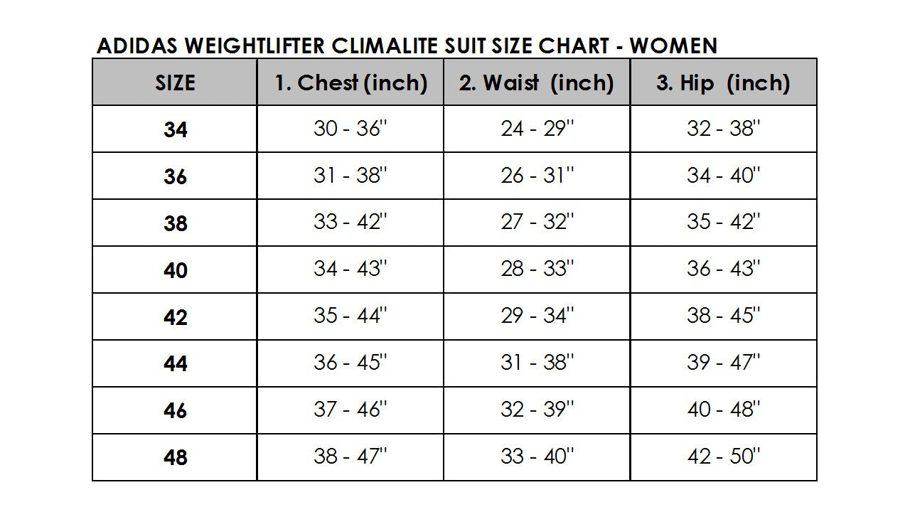 Adidas Weightlifter CLIMALITE Suit - Women