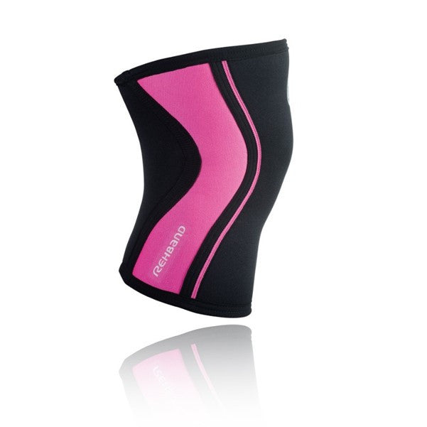 105333 RX Line 5MM Knee Support - Black/Pink
